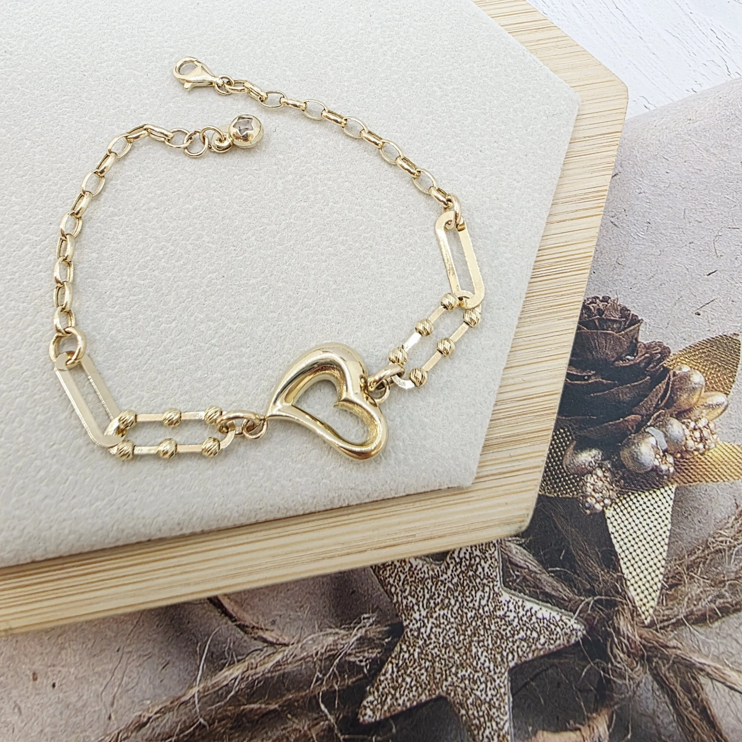 14k Gold Bracelet/ Bratara Aur 14k D0306