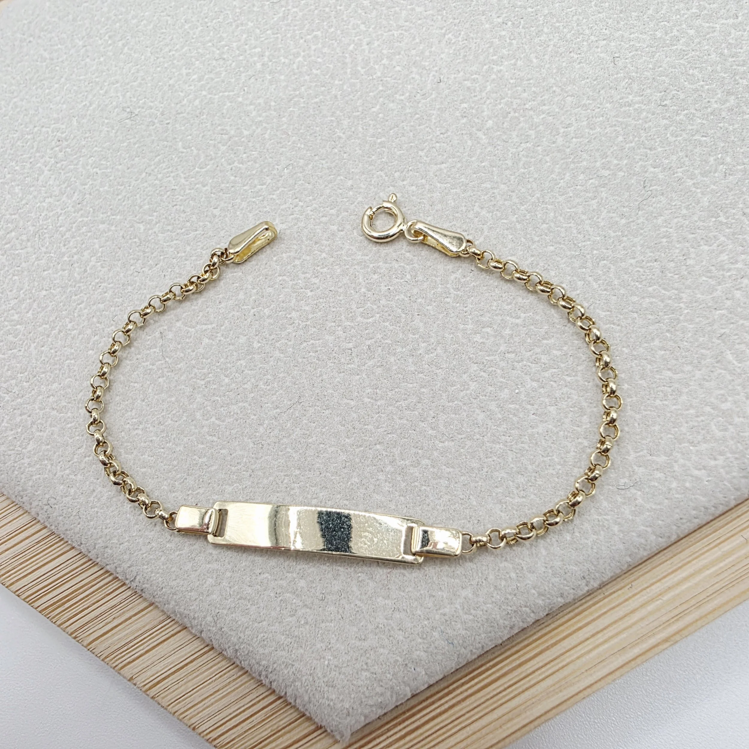 14k Gold Kid's Bracelet/ Bratara Aur 14k Pentru Copii K68