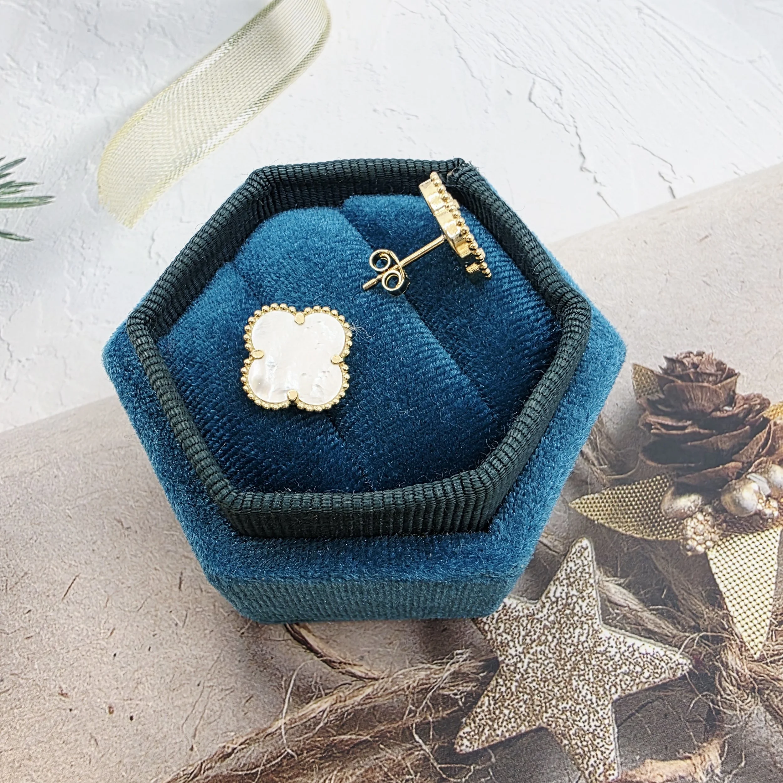 14k Gold Earrings/ Cercei Aur 14k CS264