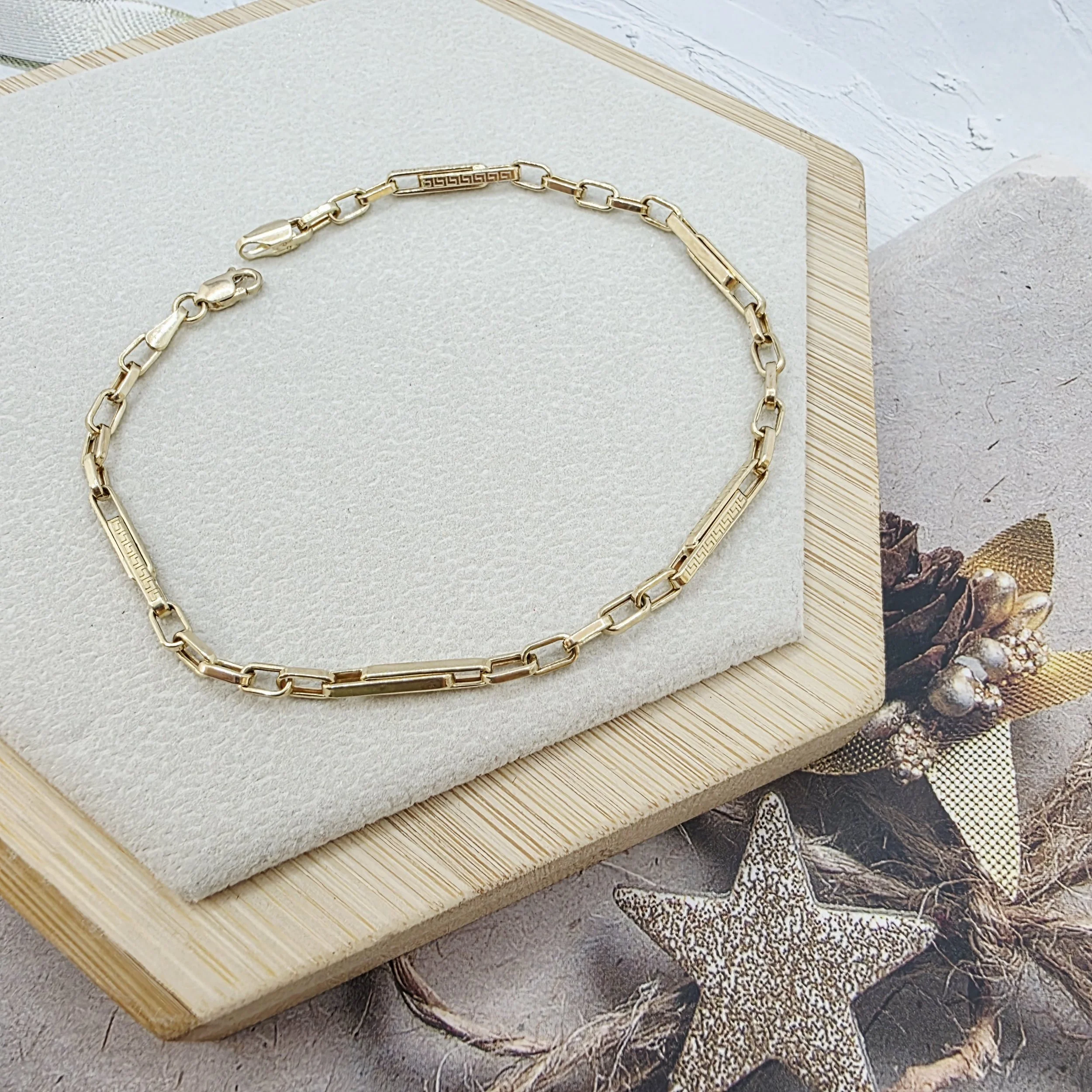 14k Gold Bracelet/ Bratara Aur 14k M081