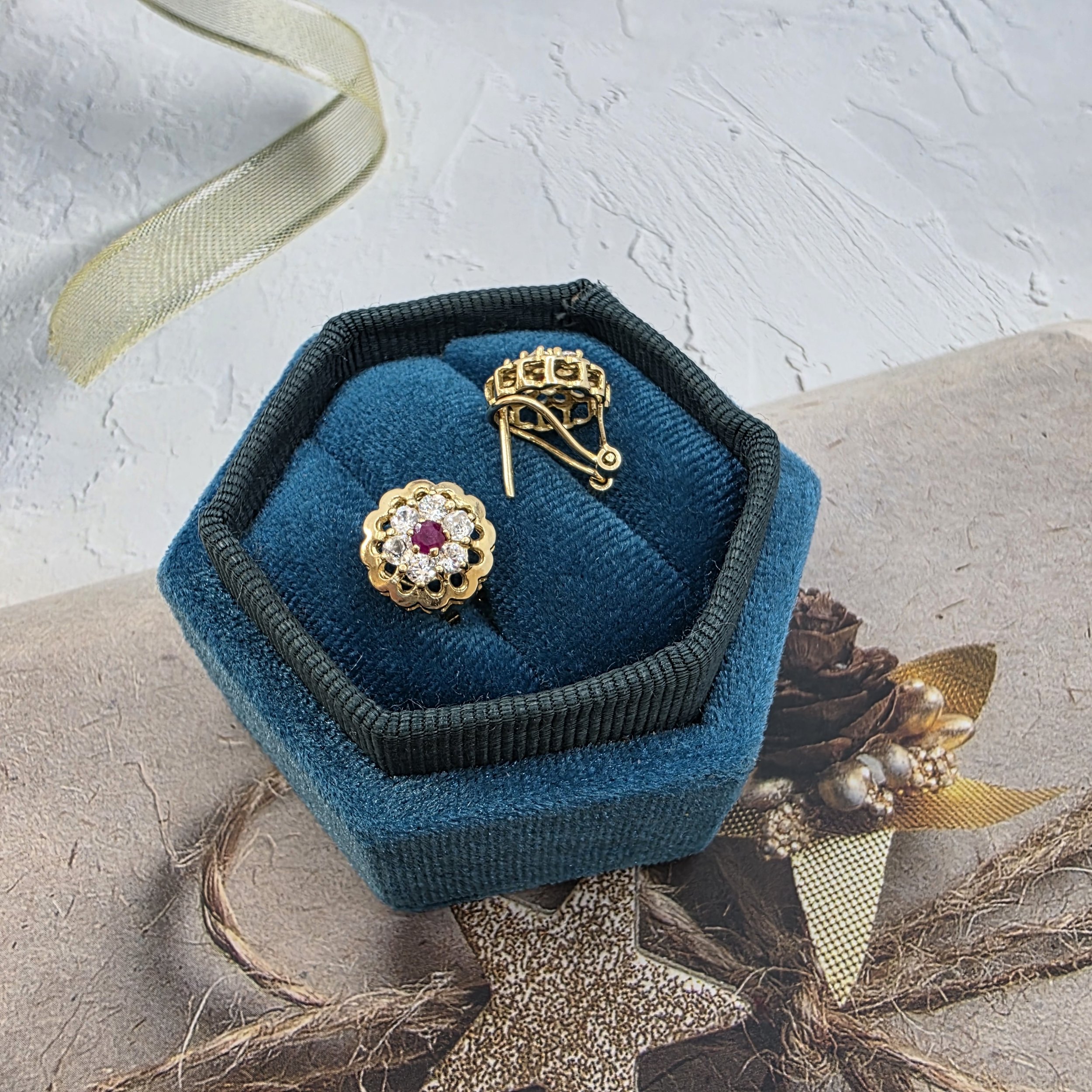 14k Gold Earrings/ Cercei Aur 14k C223