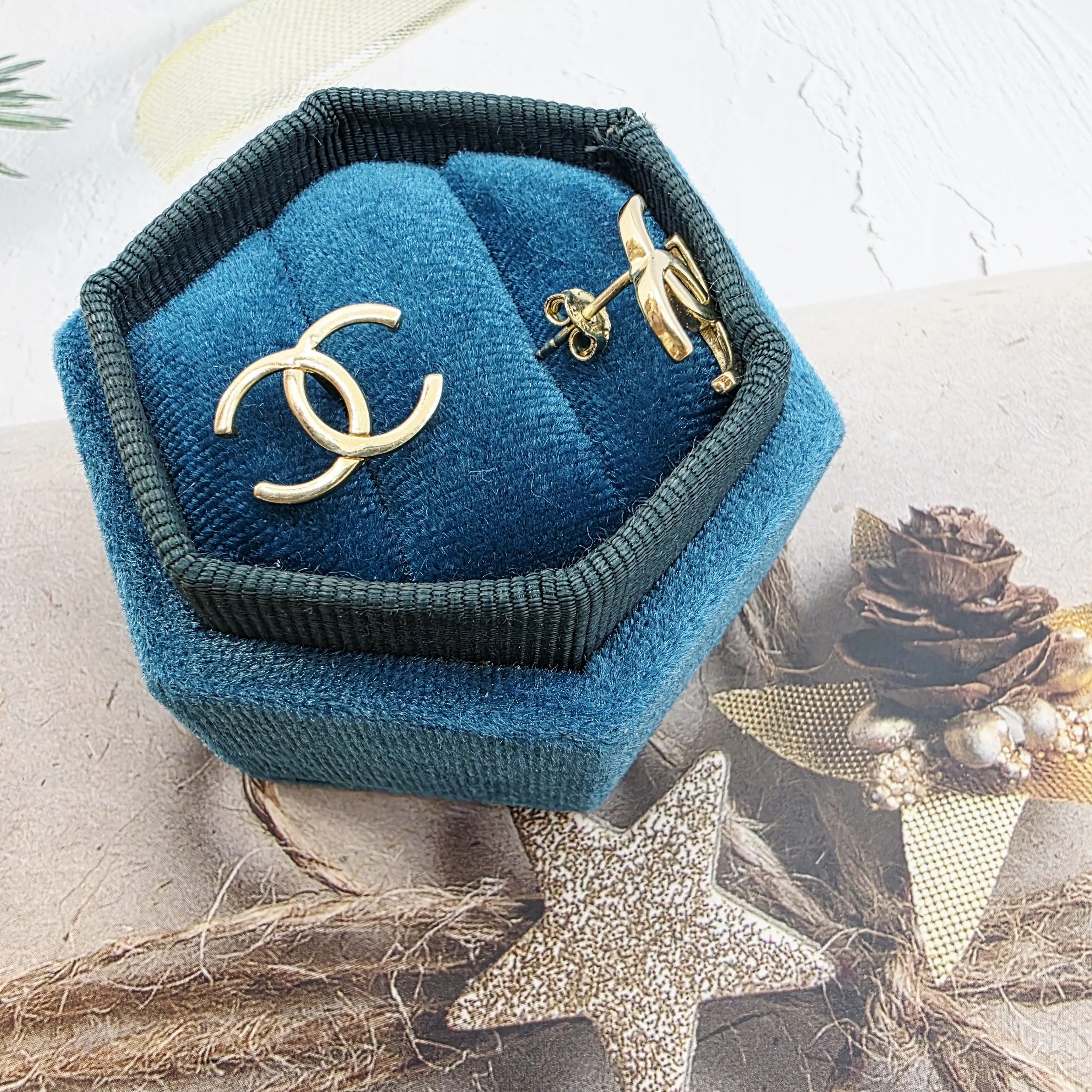 14k Gold Earrings/ Cercei Aur 14k CS262