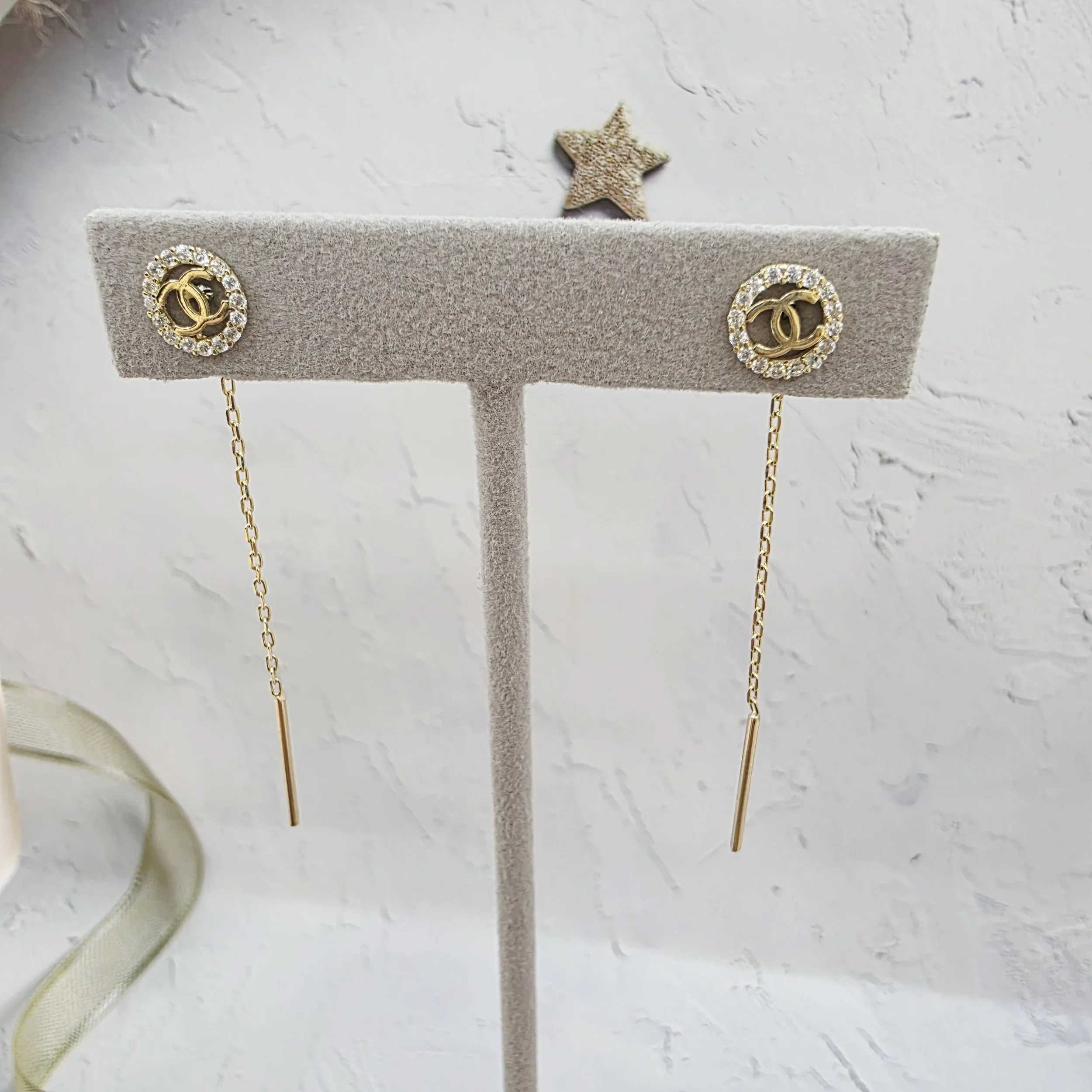 14k Gold Earrings/ Cercei Aur 14k CL124