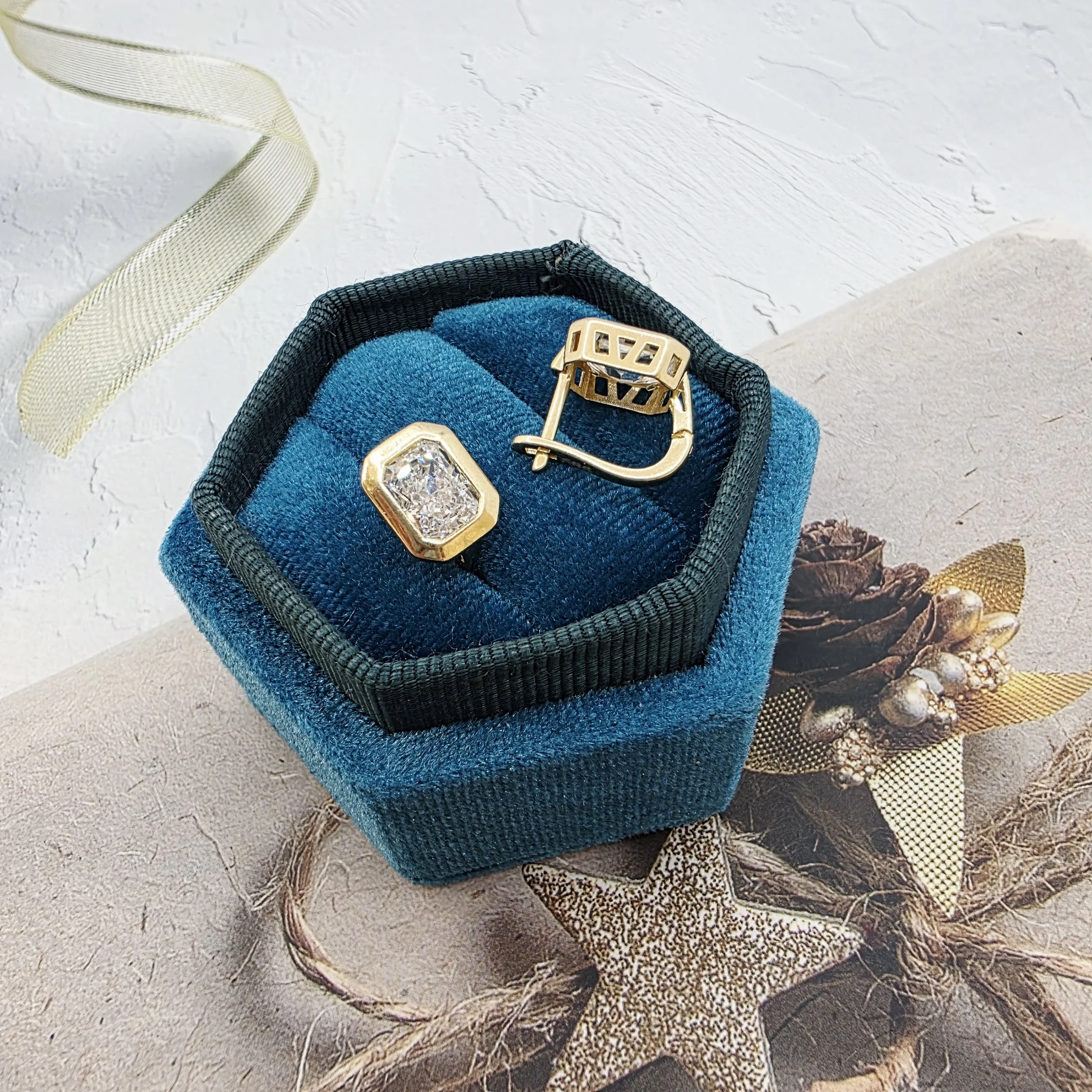 14k Gold Earrings/ Cercei Aur 14k C224