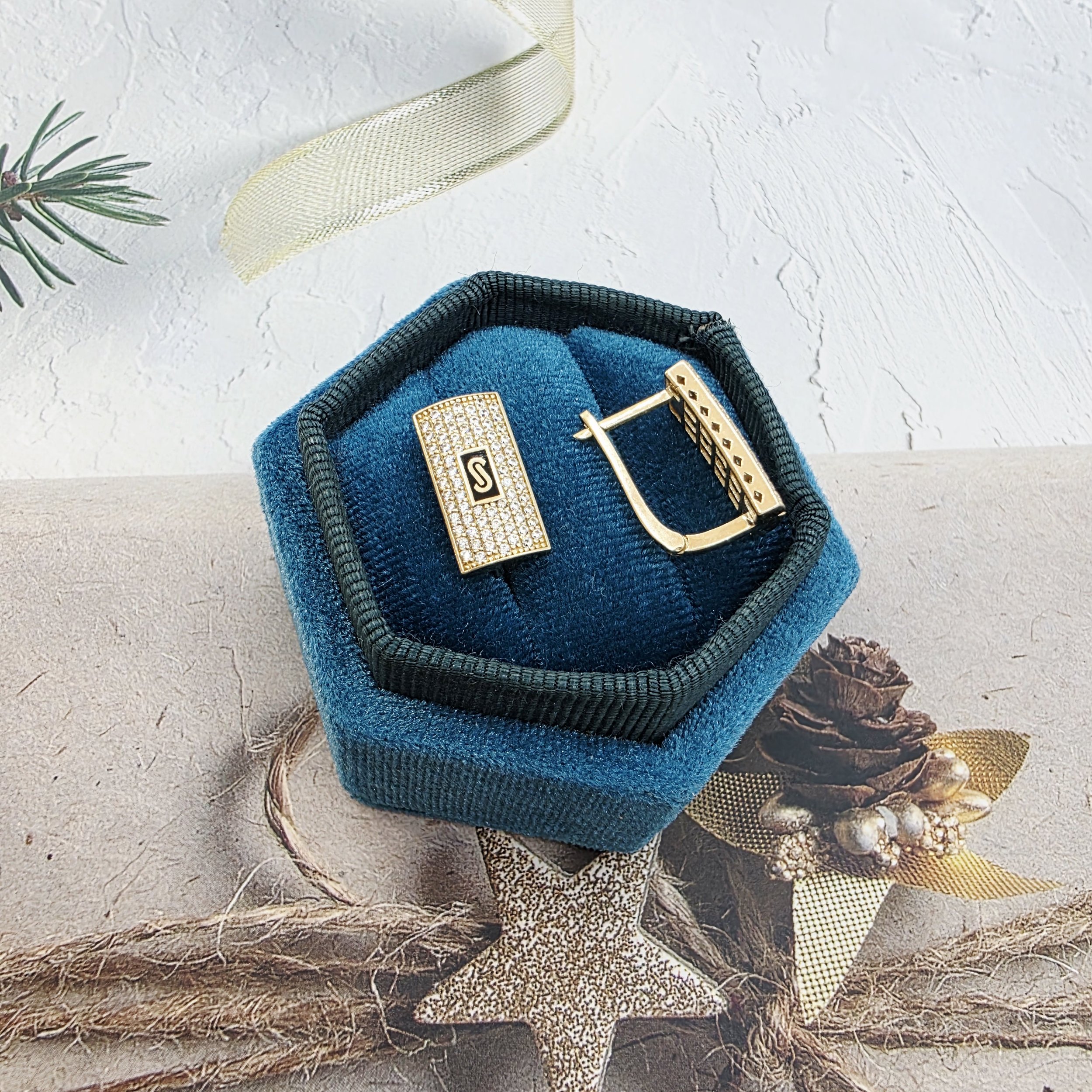 14k Gold Earrings/ Cercei Aur 14k C226