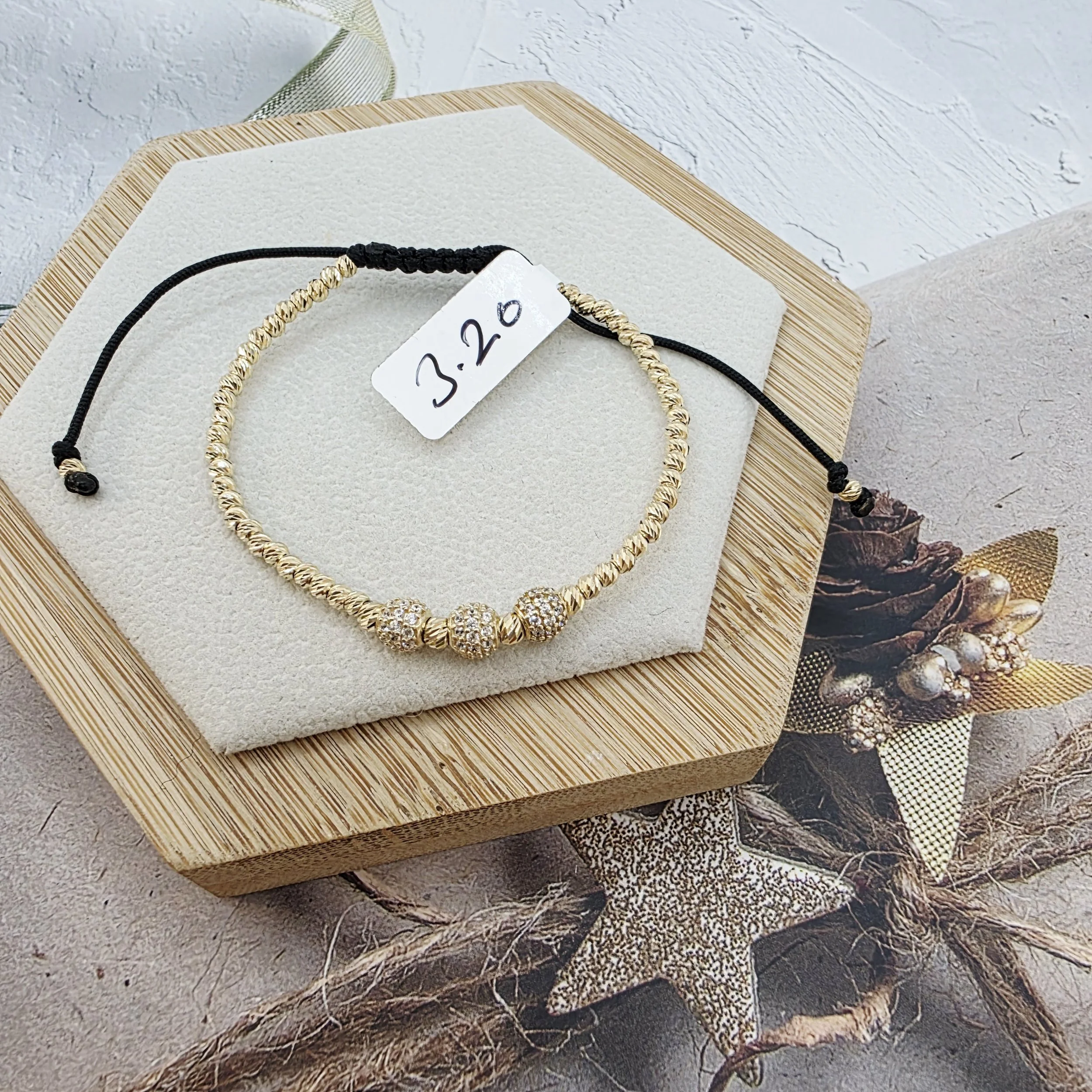 14K Adjustable Bracelet/ Bratara Reglabila Aur 14K 43