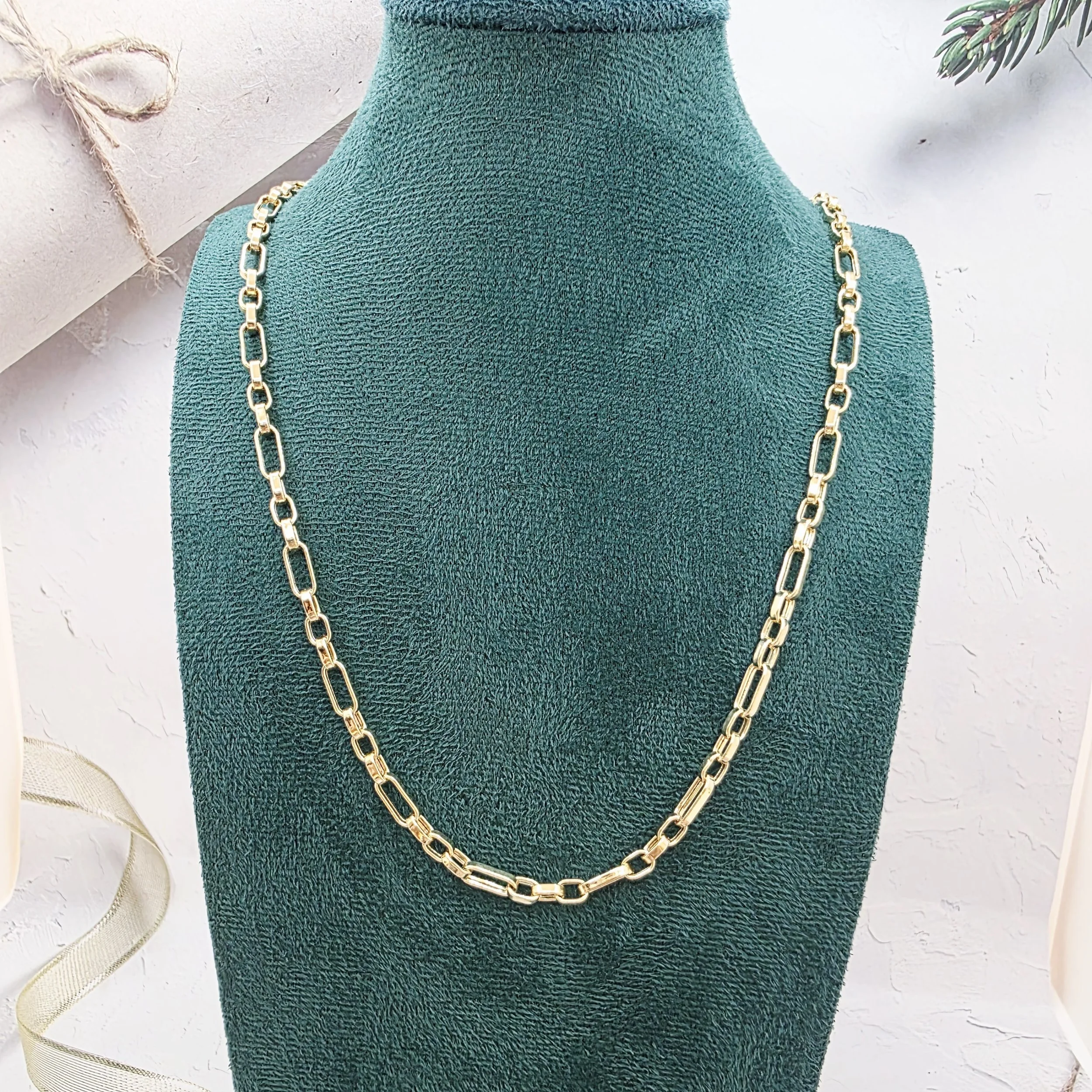14K Gold Chain/ Lant Aur 14K 74