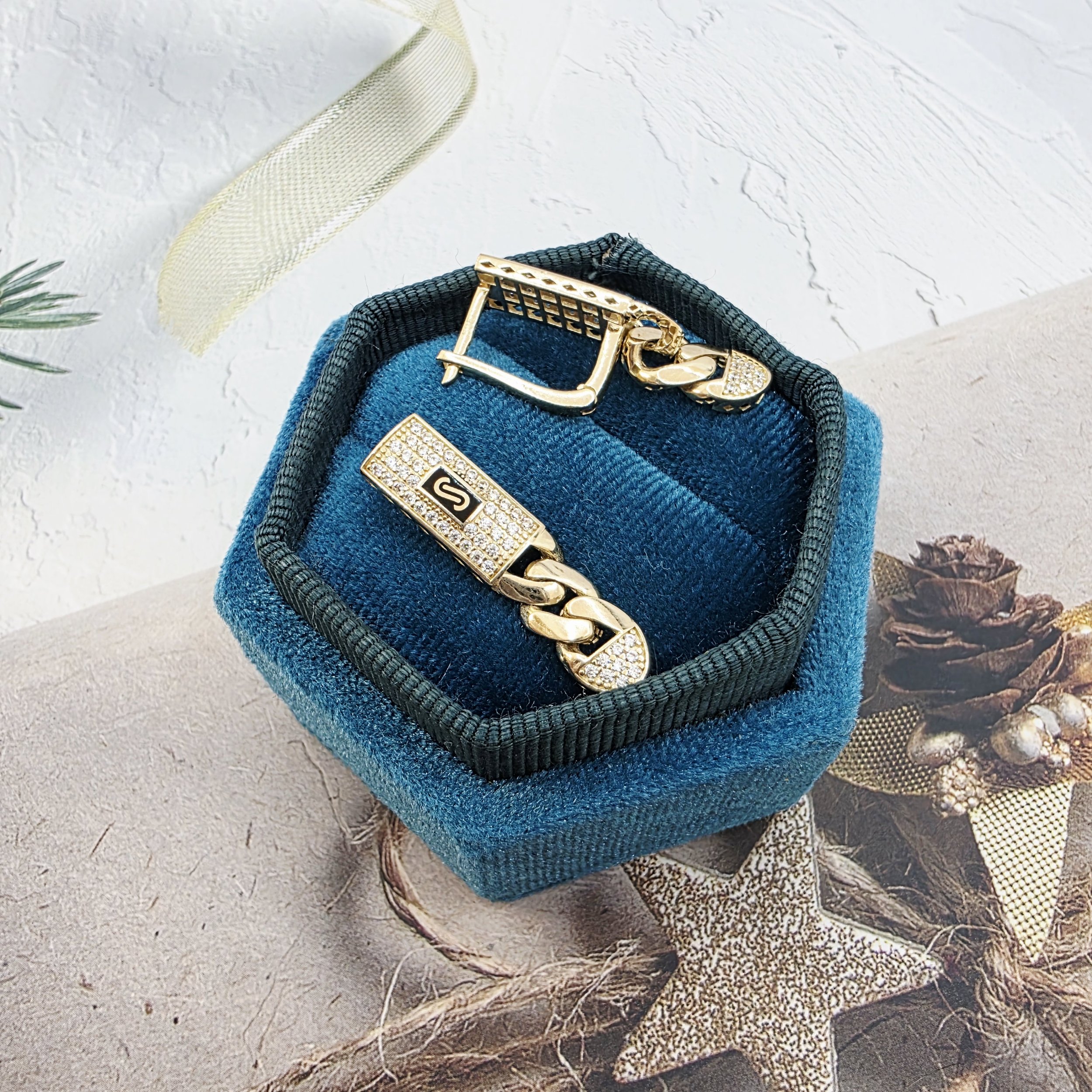 14k Gold Earrings/ Cercei Aur 14k C227