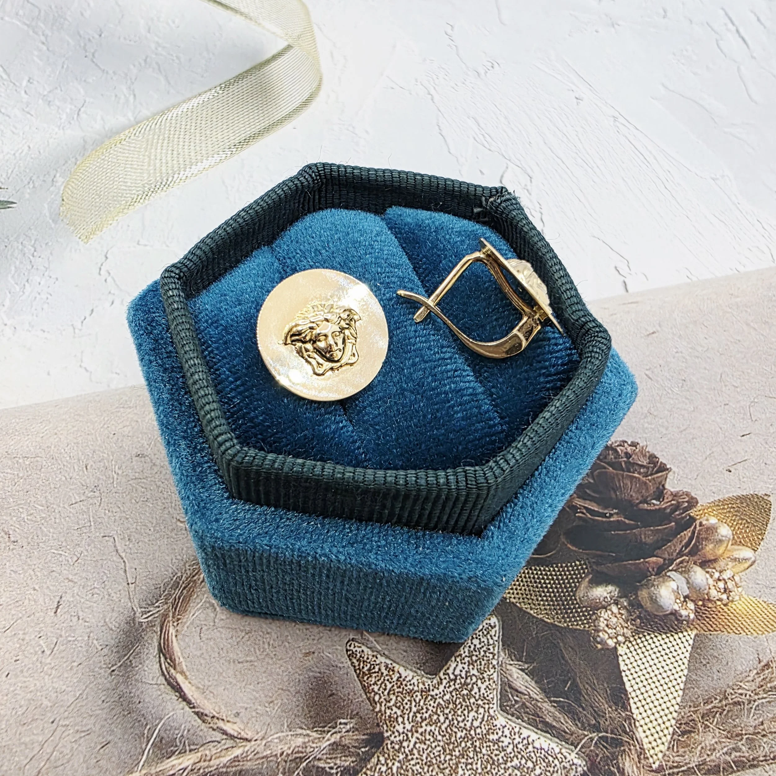 14k Gold Earrings/ Cercei Aur 14k C0219