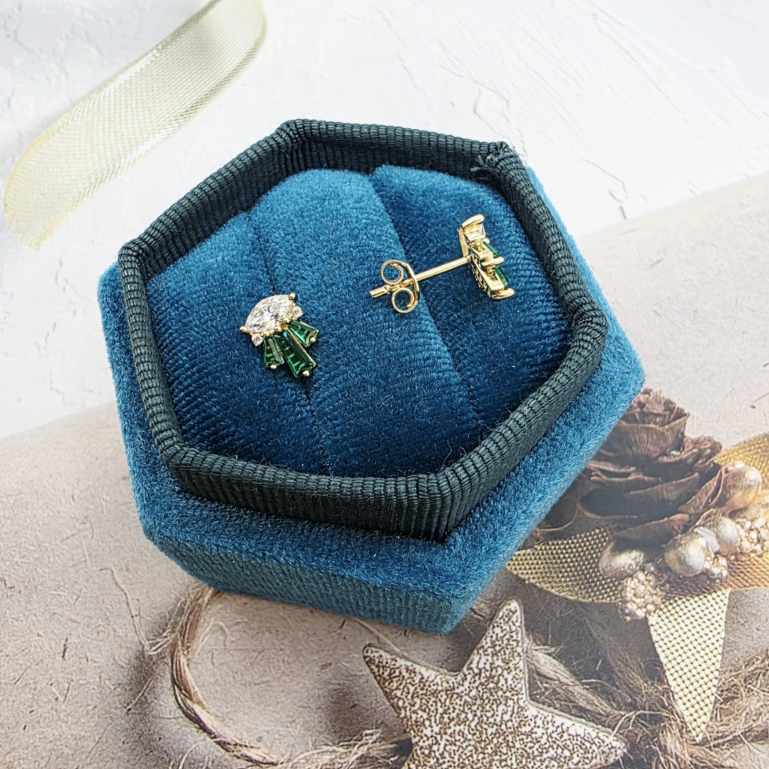 14k Gold Earrings/ Cercei Aur 14k CS253