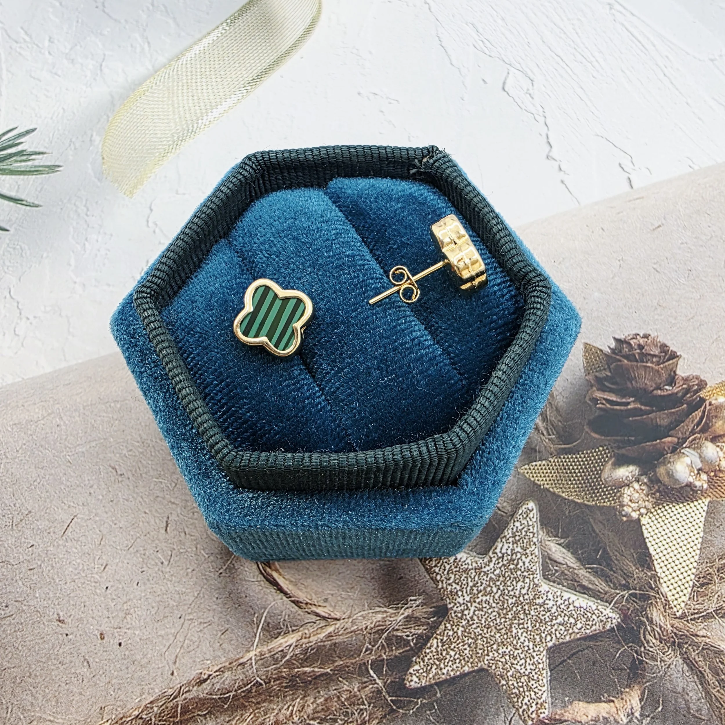 14k Gold Earrings/ Cercei Aur 14k CS263