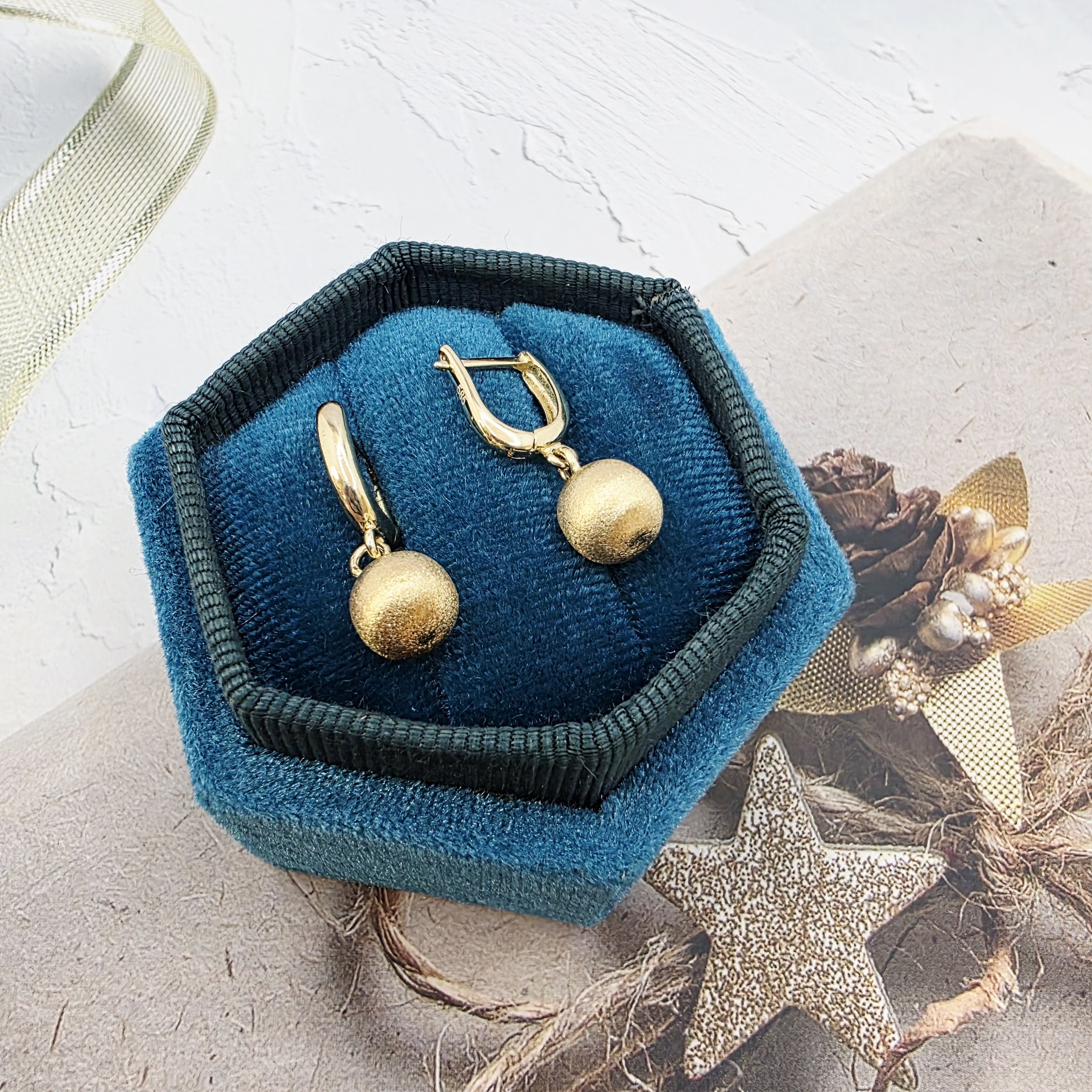 14k Gold Earrings/ Cercei Aur 14k C209