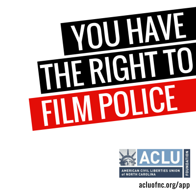 Yo have the right to film police
