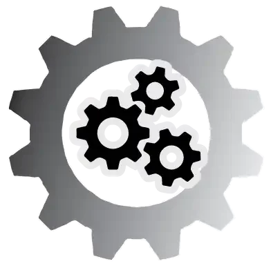 Gear with interconnected cogs inside, representing machinery or mechanical systems.