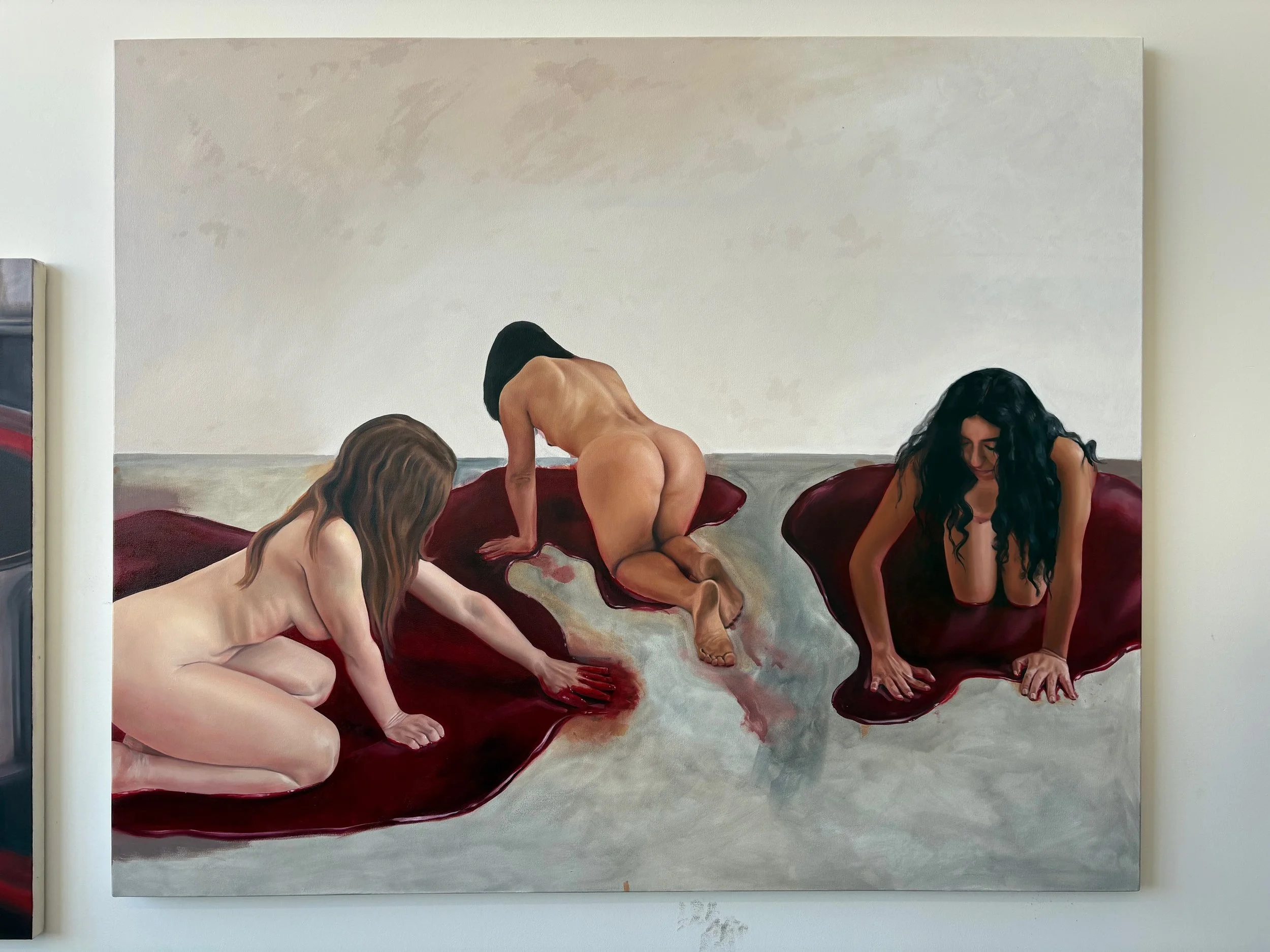 Untitled (in progress), 72x60", oil on canvas, 2026