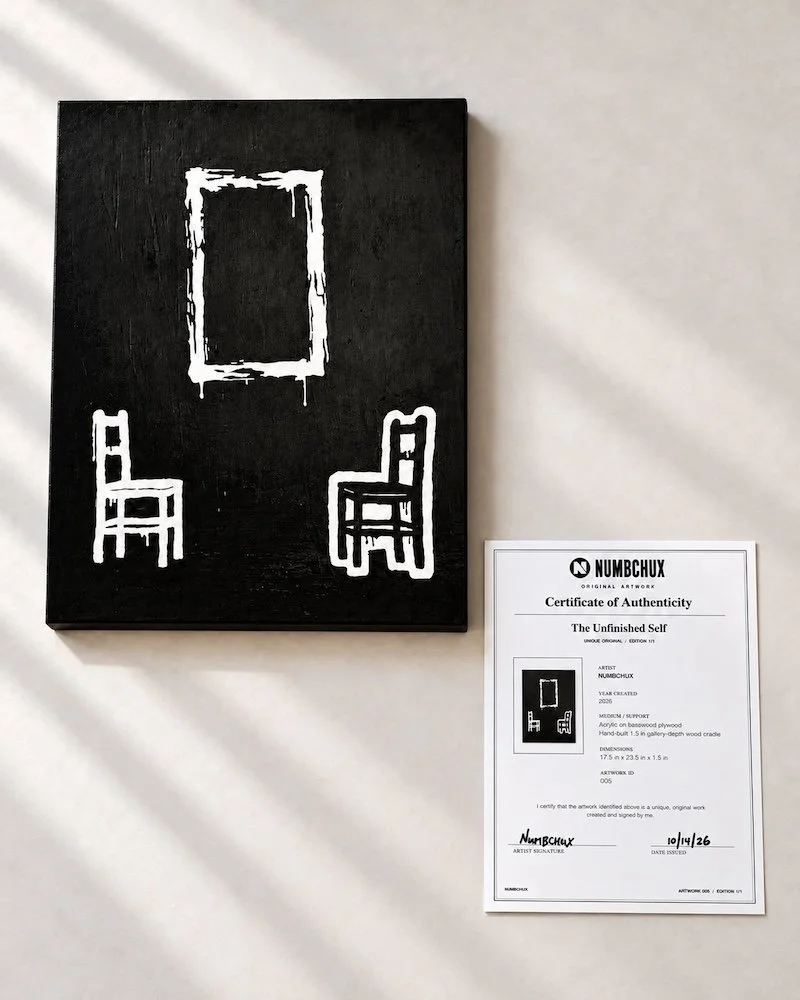 numbchux-the-unfinished-self-03-artwork-and-signed-coa-flat-lay 2.jpg