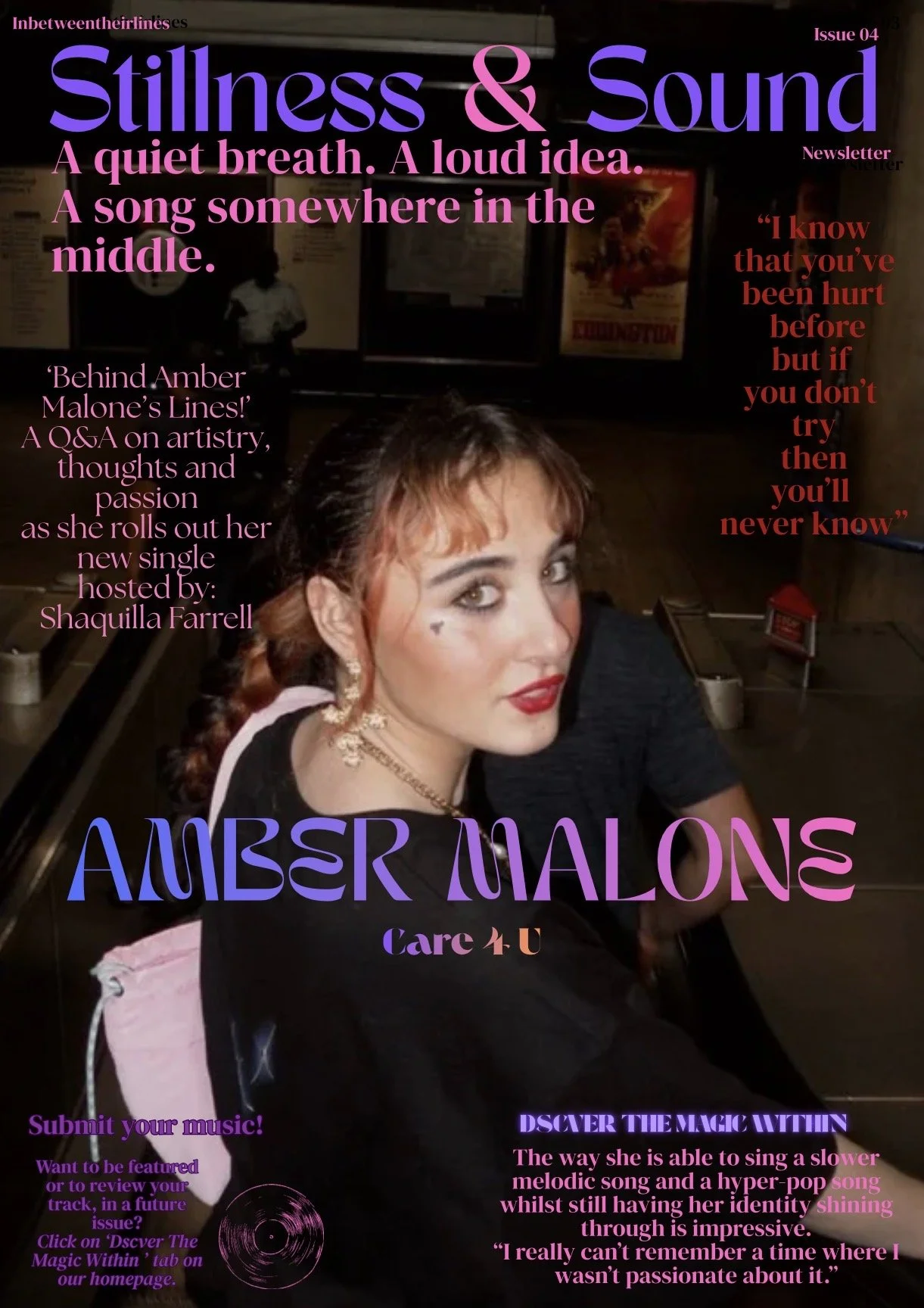 Stillness &amp; Sound Extended-Between Amber Malone’s Lines 