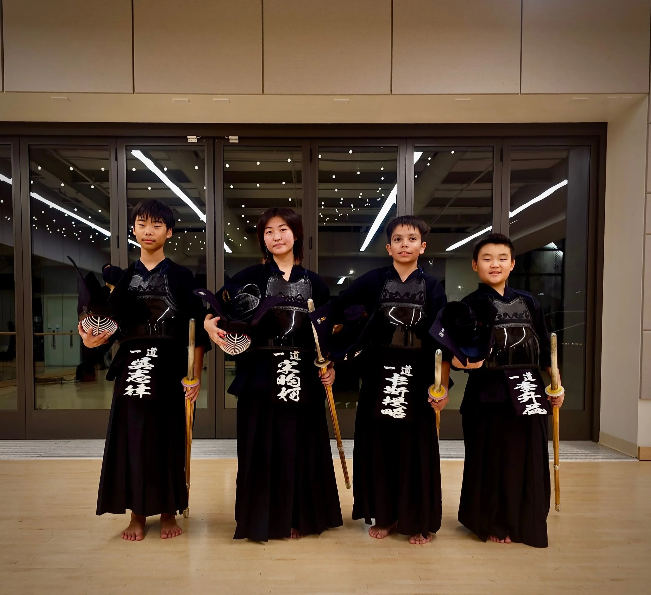 A huge thank you to @california_budogu for supplying another four of our happy and excited students with their brand new bogu sets!