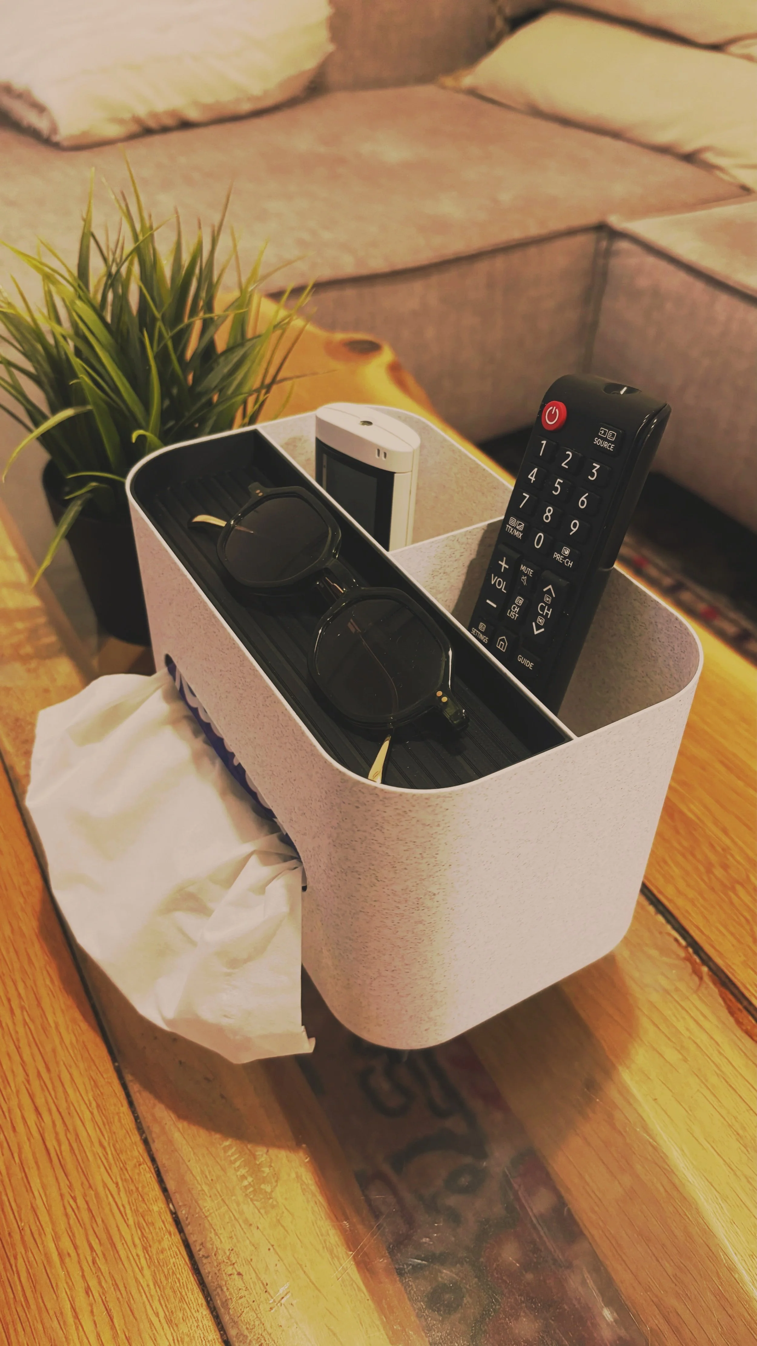 Remote + Napkin Caddy