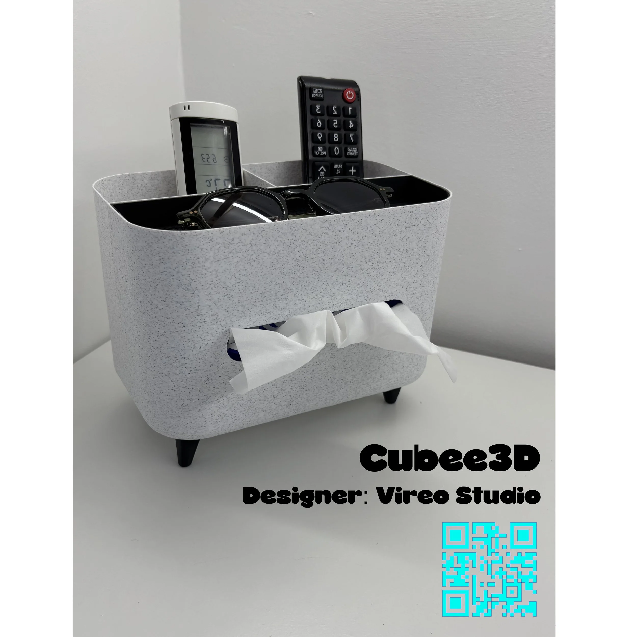 Remote + Napkin Caddy