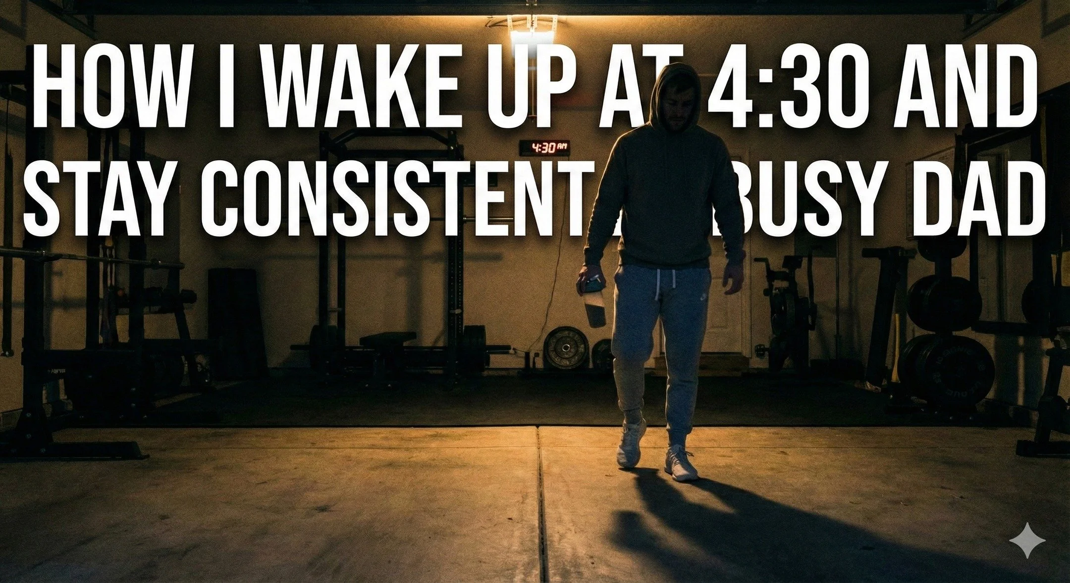 How I wake up at 4:30 AM and stay consistent as a busy dad. ⬇️

The world is quiet at 4:30. That&rsquo;s why it works.

It&rsquo;s the only time of day that hasn't been claimed by emails, kids needing breakfast, or work emergencies.

But waking up ea