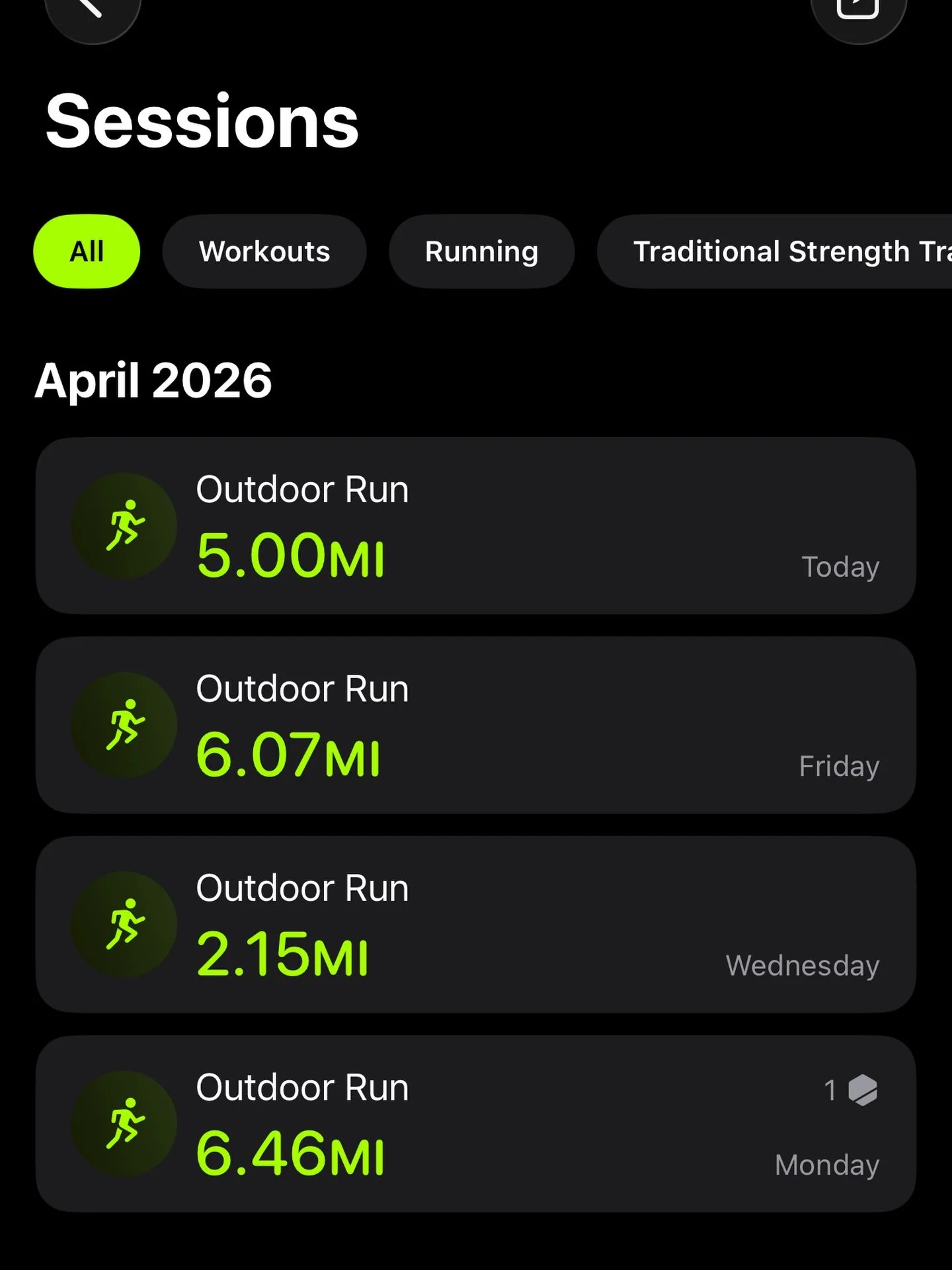 No weight room on vacation. No problem.

When the gym isn&rsquo;t an option, you find what is. This week that meant getting miles in instead. 5, 6, 2, &amp; 6. Not a bad week of work.

The ideal is always a blend of cardio and strength training. But 