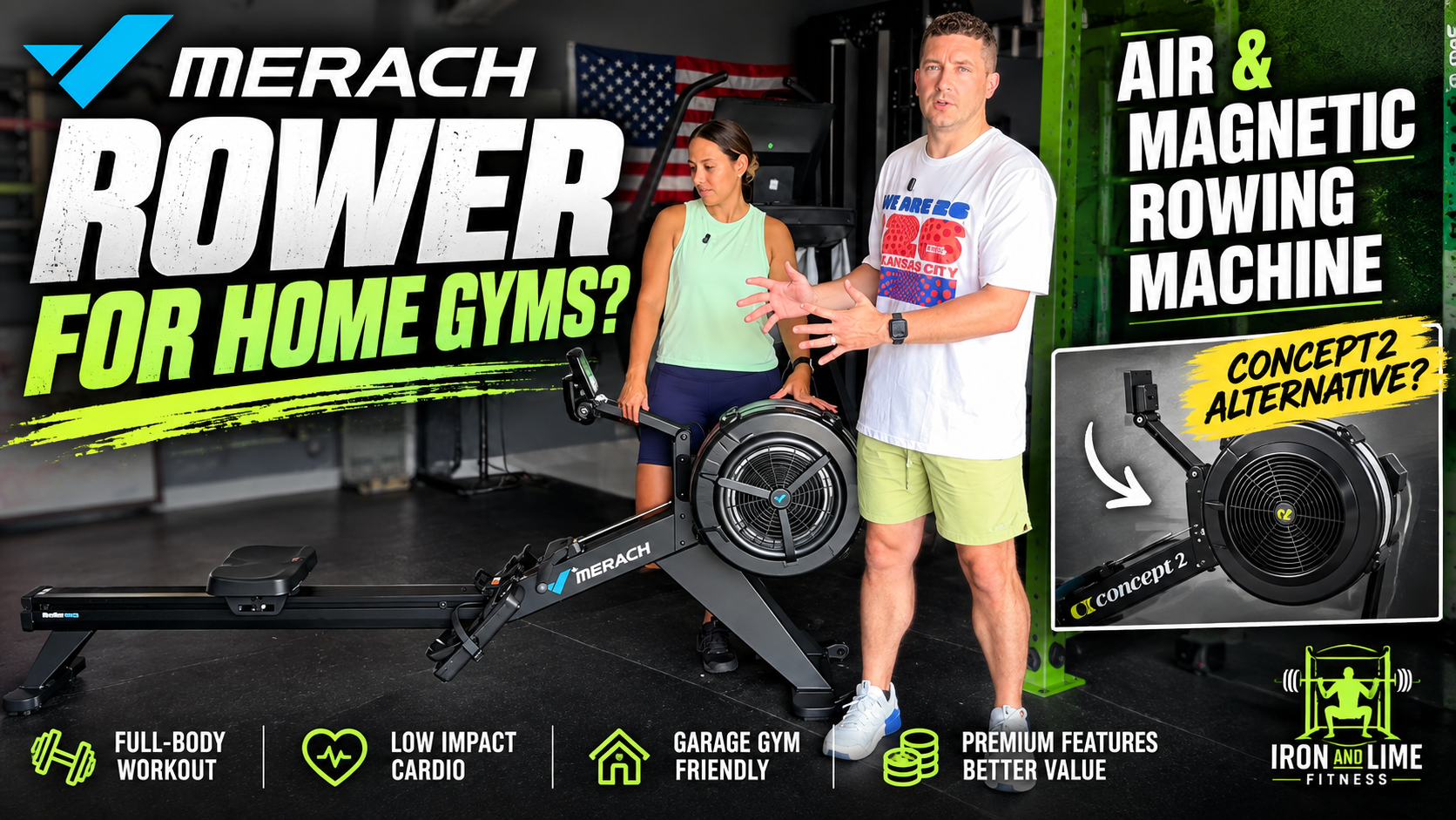 MERACH UltraRow R60N Review: Is This Air + Magnetic Rower a Real Concept2 Alternative for Home Gyms?