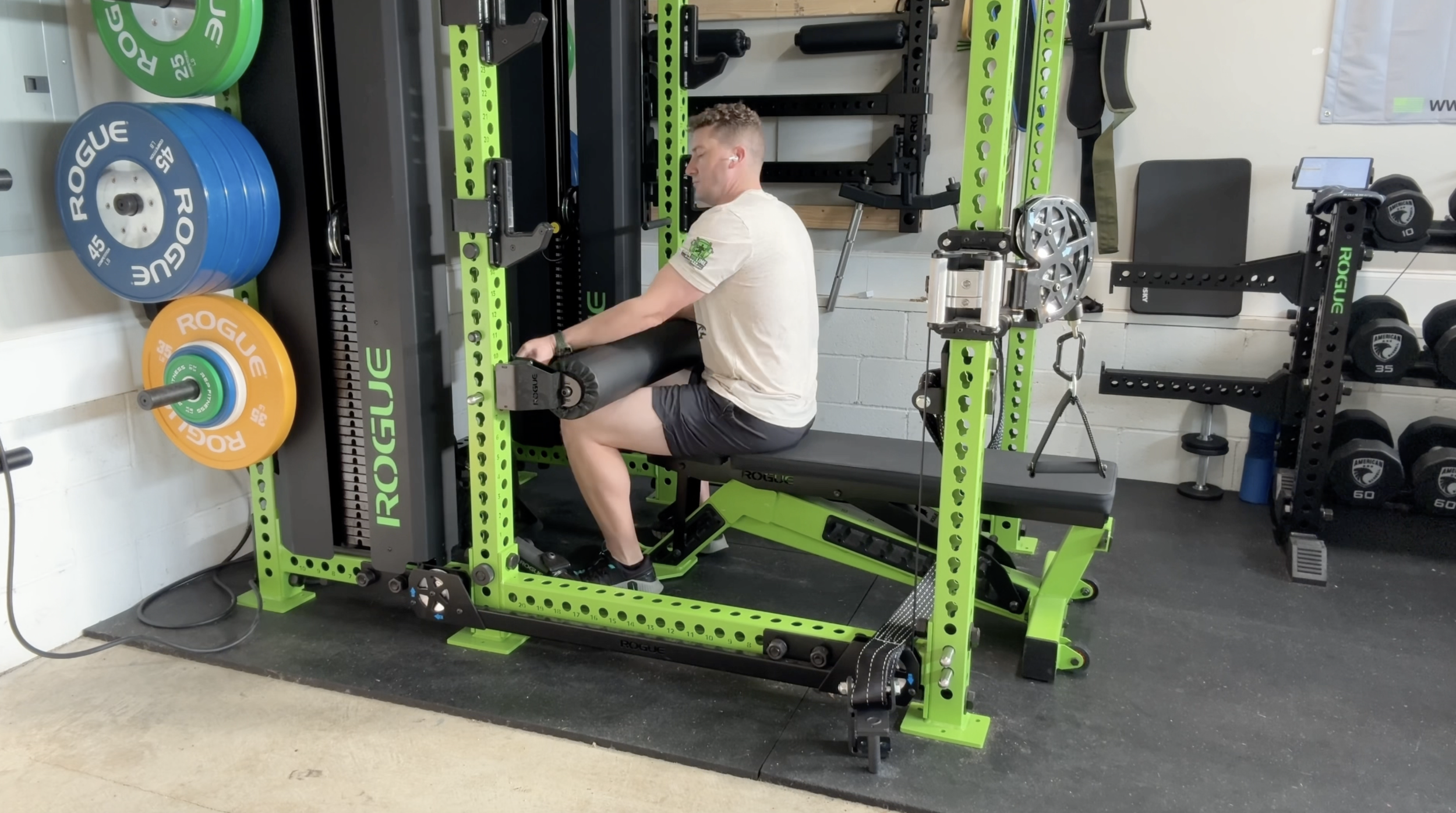 Rogue Multi-Use Rack Roller on Rogue FM-6