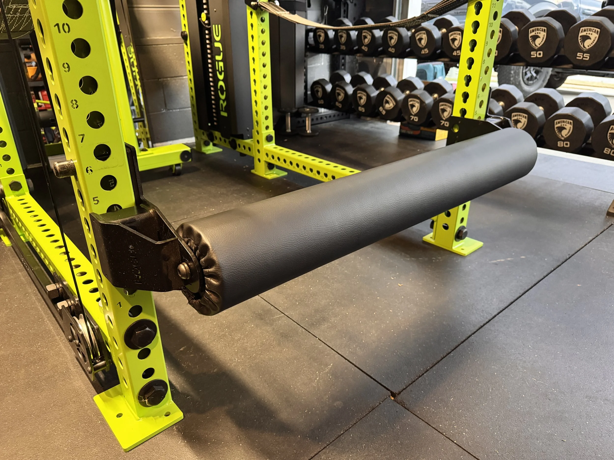Rogue Multi-Use Rack Roller on a Monster Indy Rack