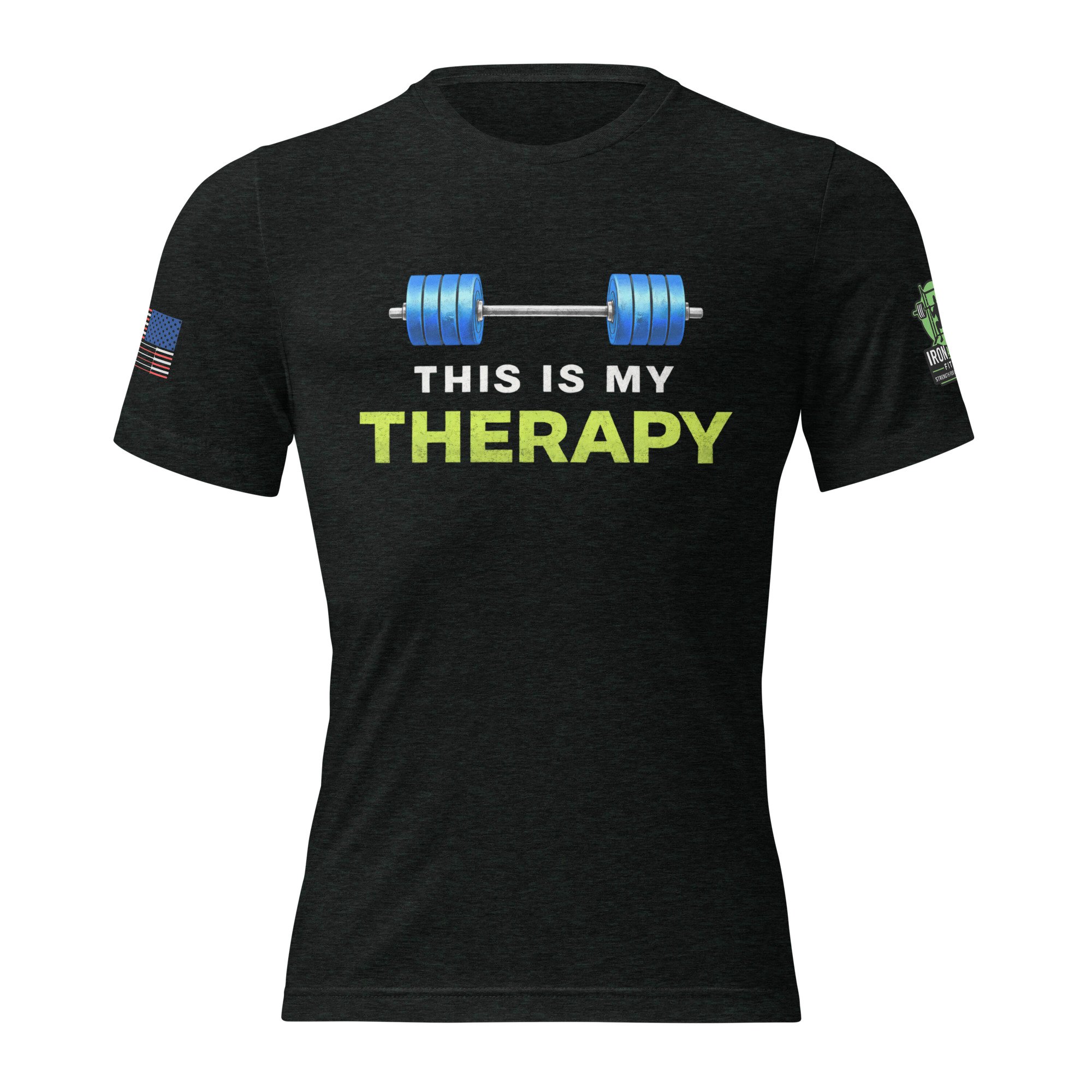 This is my Therapy | Funny Retro Weightlifting Shirt