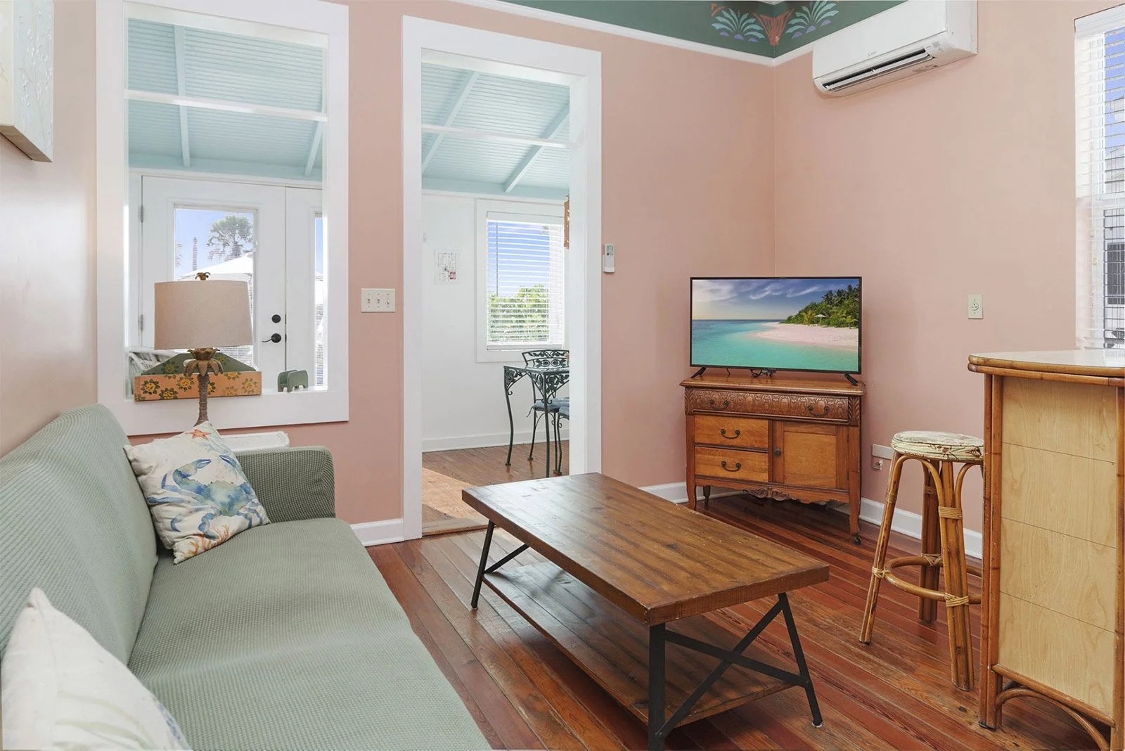 Beachside boutique hotel room with beach-themed decor at Havana Inn