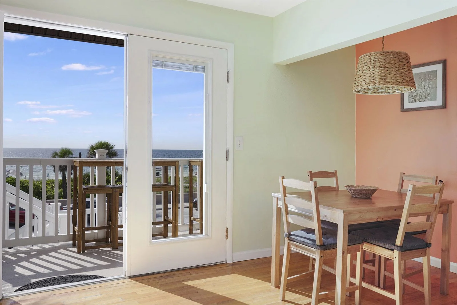 Bright and airy interior of Havana Inn, a Pass-a-Grille boutique hotel with coastal decor, and furnishings