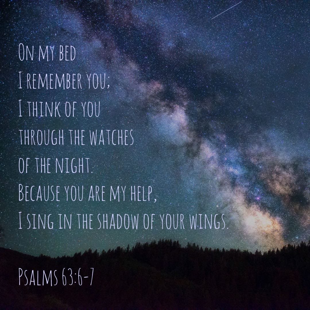 Psalms 63:6-7