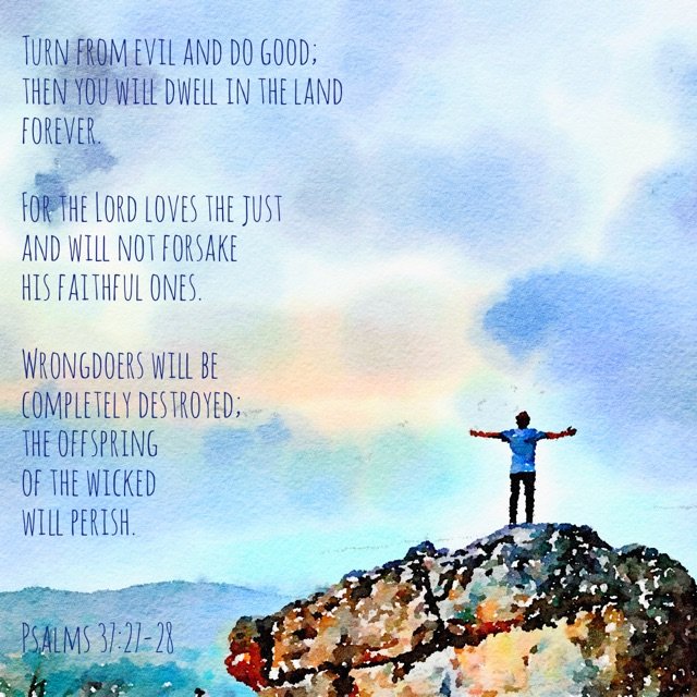 Psalms 37:27-28