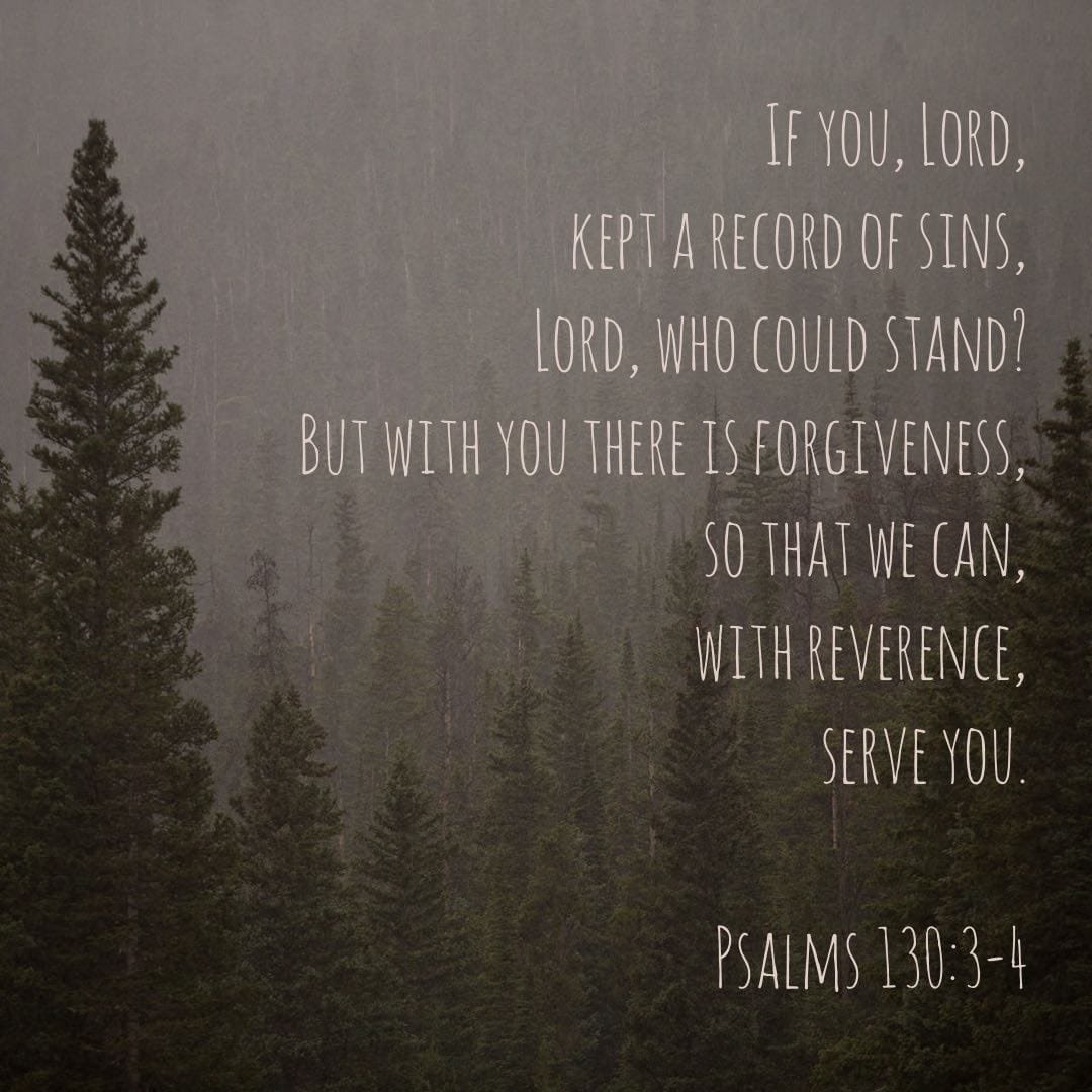 Psalms 130:3-4