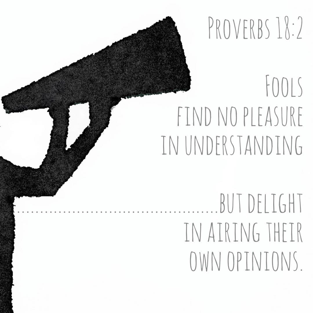 Proverbs 18:2