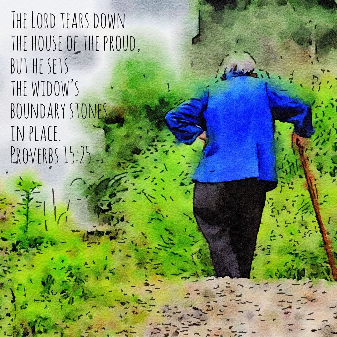 Proverbs 15:25