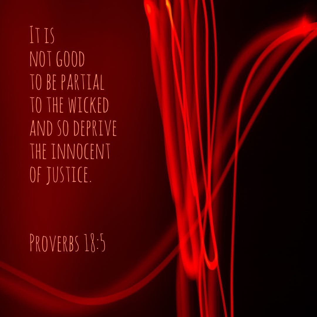 Proverbs 18:5