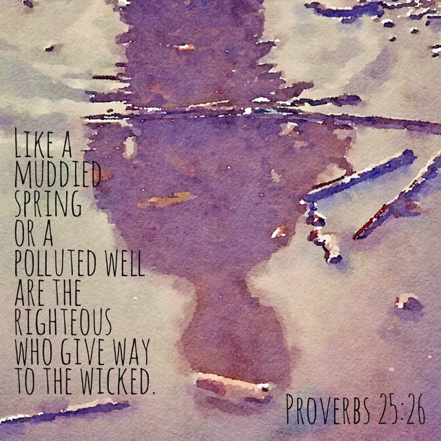 Proverbs 25:26