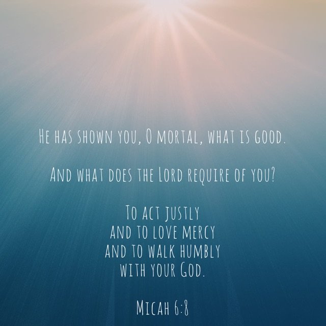 Micah 6:8
