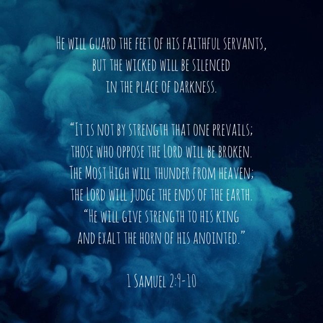 1 Samuel 2:9-10