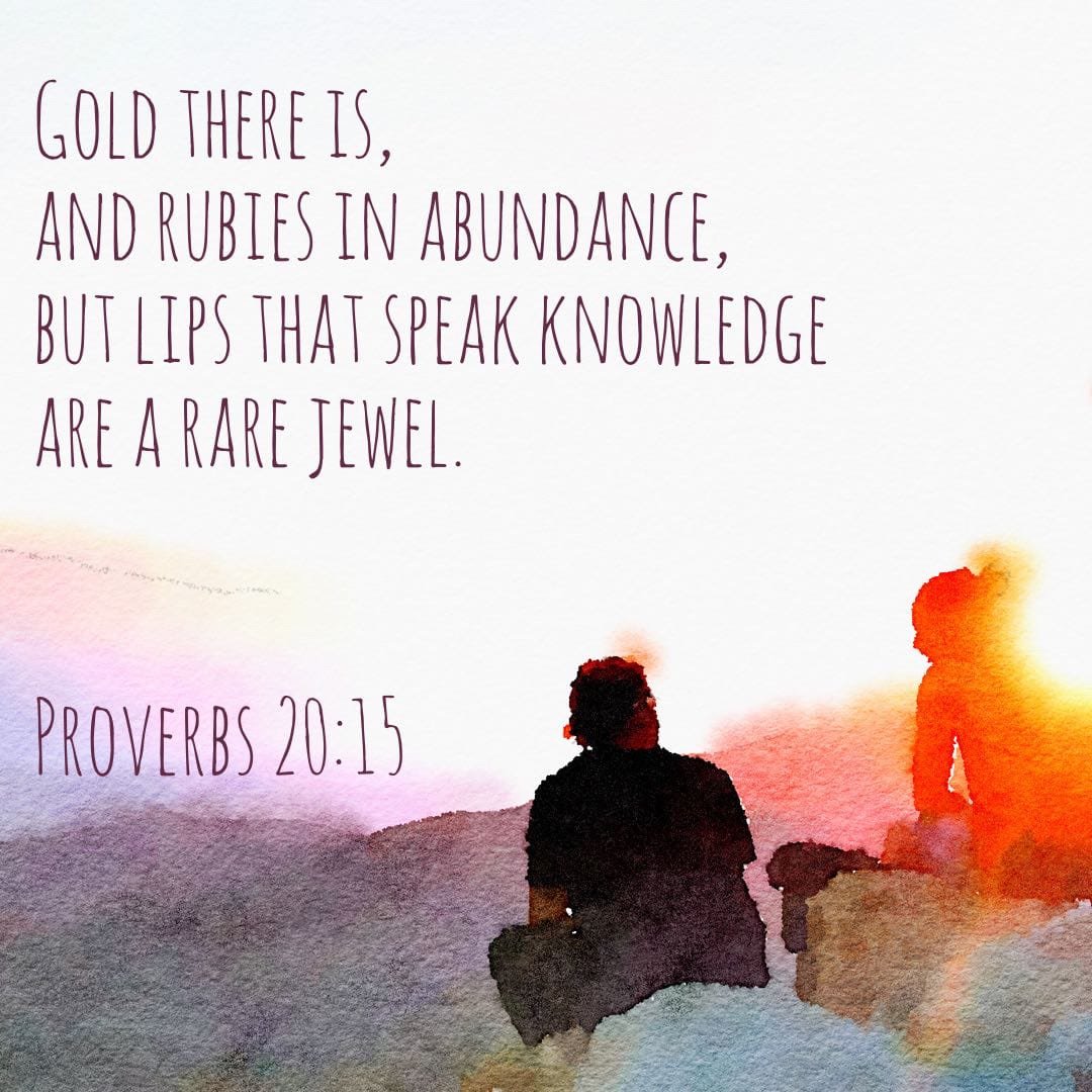 Proverbs 20:15
