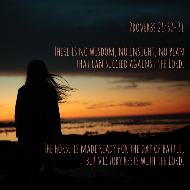Proverbs 21:30-31