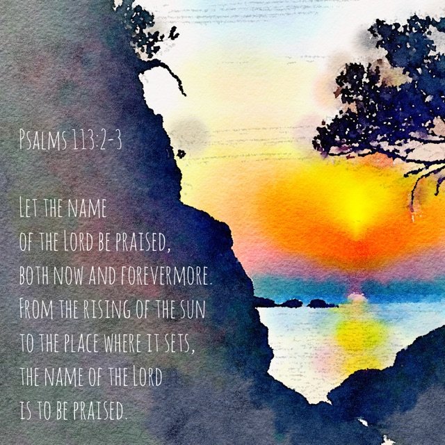 Psalms 113:2-3