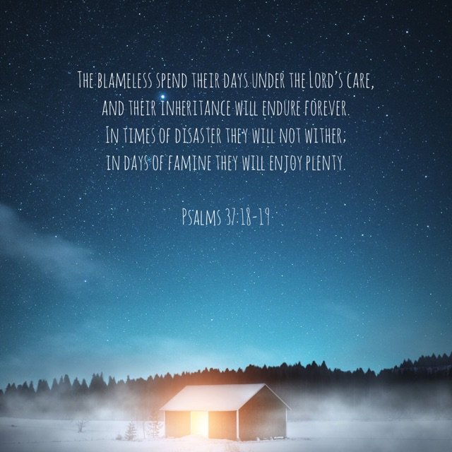 Psalms 37:18-19