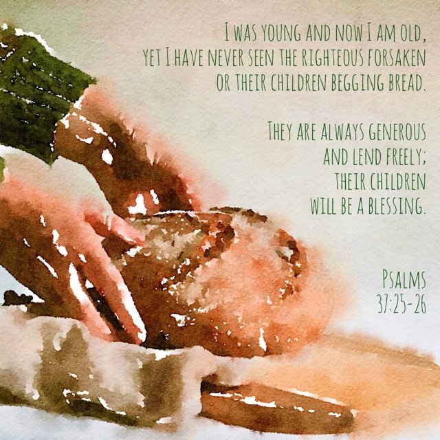 Psalms 37:25-26