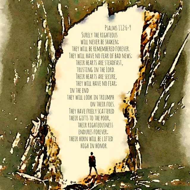 Psalms 112:6-9