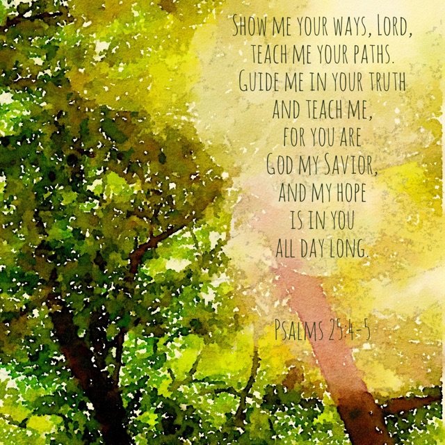 Psalms 25:4-5