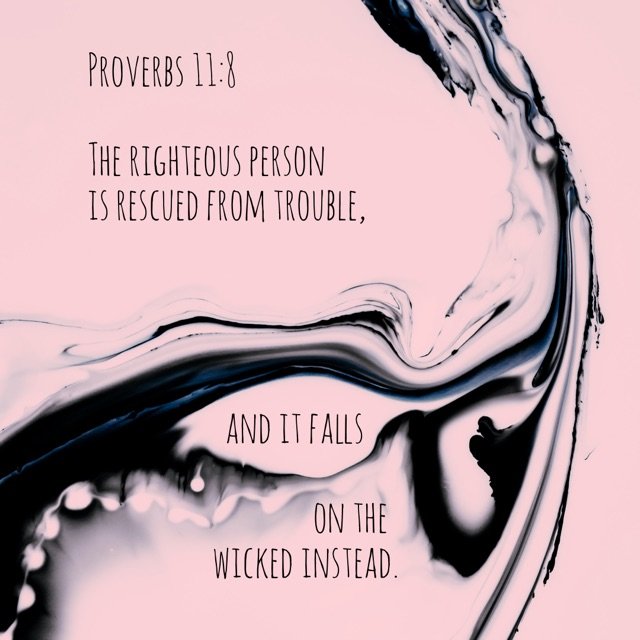 Proverbs 11:8