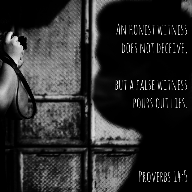 Proverbs 14:5